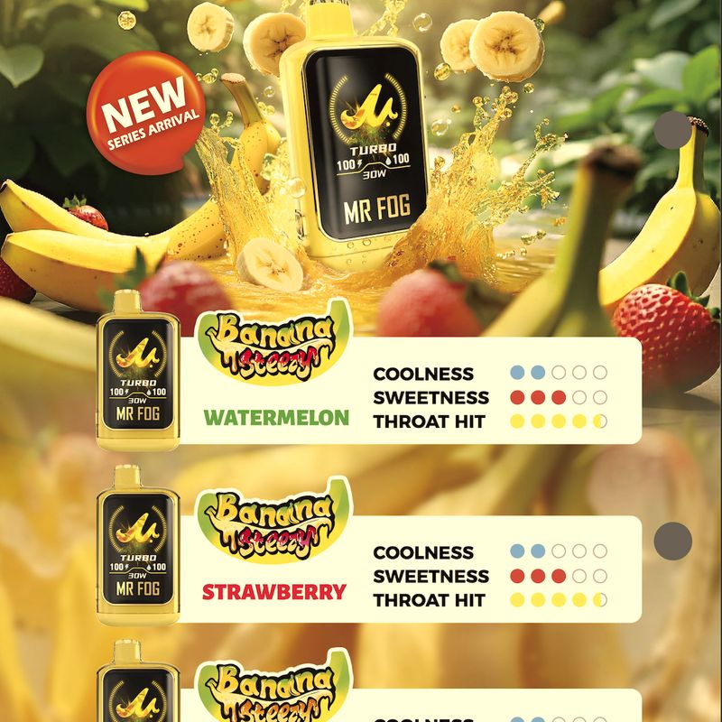 MR FOG NOVA 36K BANANA STEEZY DISPOSABLE