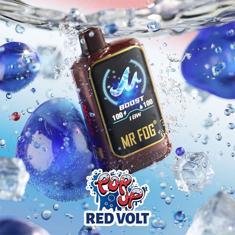 MR FOG NOVA 36K POP UP DISPOSABLE, Flavour: NVPU04- RED VOLT, Strength: 20MG