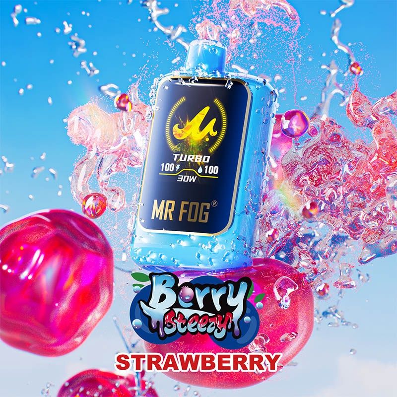 MR FOG NOVA 36K BERRY STEEZY DISPOSABLE, Flavour: NVBS02- BERRY STRAWBERRY, Strength: 20MG
