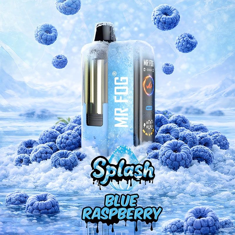 MR FOG SWITCH POD +BATTERY KIT 45K SPLASH DISPOSABLE, Flavour: SWPKSP01- SPLASH BLUE RASPBERRY, Strength: 20mg