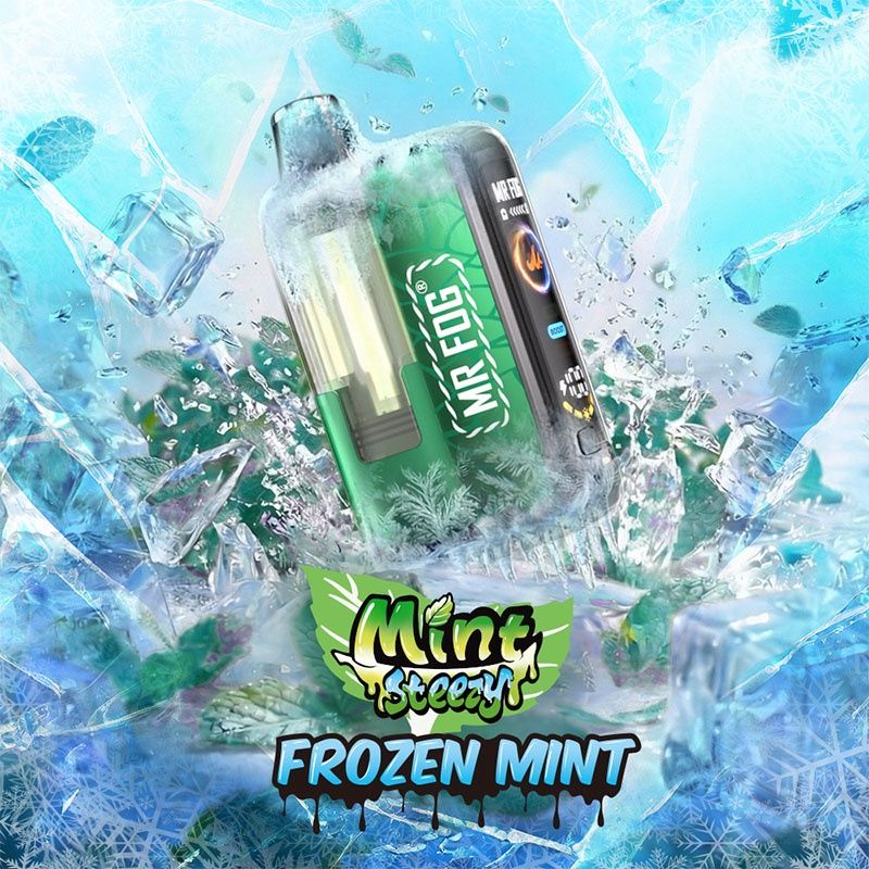 MR FOG SWITCH POD +BATTERY KIT 45K MINT STEEZY DISPOSABLE, Flavour: SWPKMS01- MINTSTEEZY FROZEN MINT, Strength: 20mg