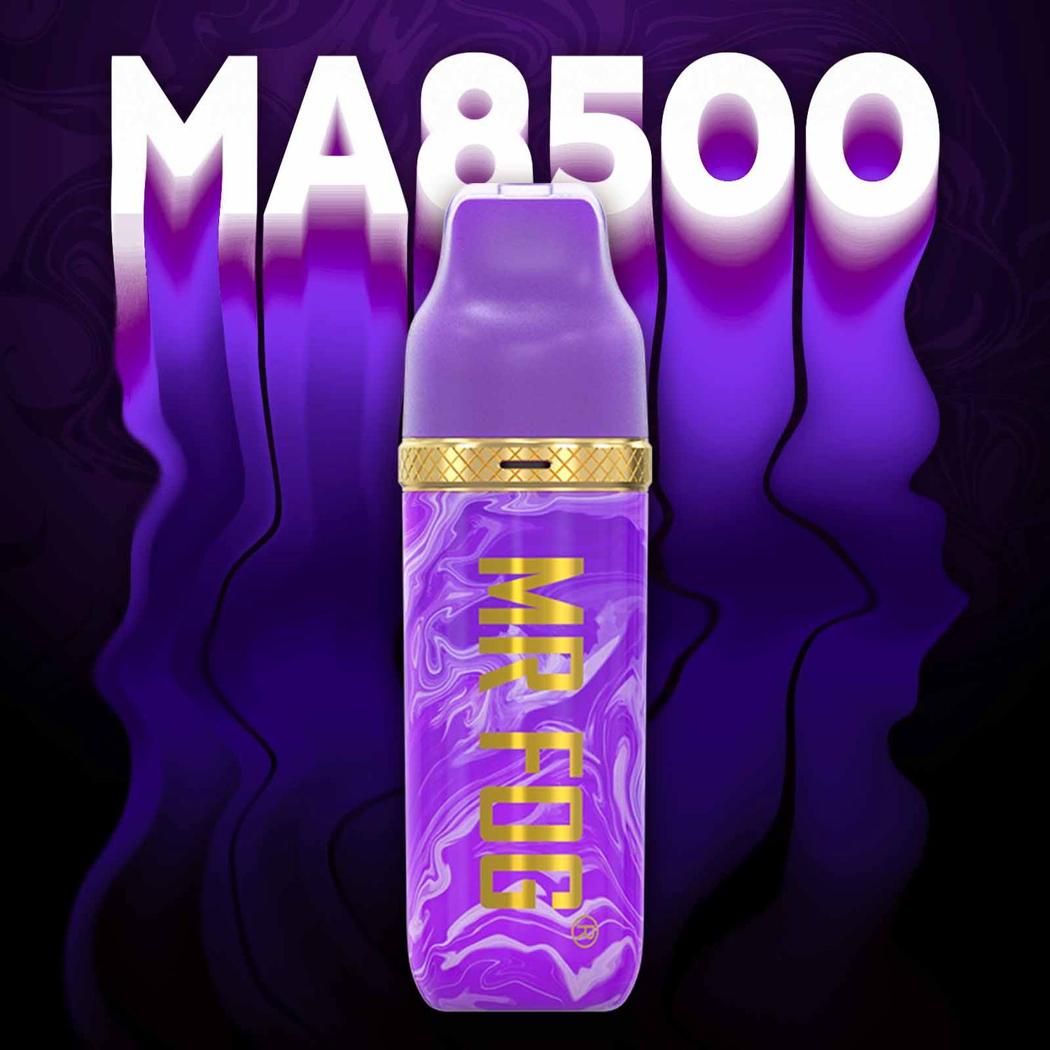 MR FOG MR FOG MAX AIR LIMITED EDITION 8500 PUFFS, Flavour: MAP01- DOUBLE GRAPE, Strength: 20MG