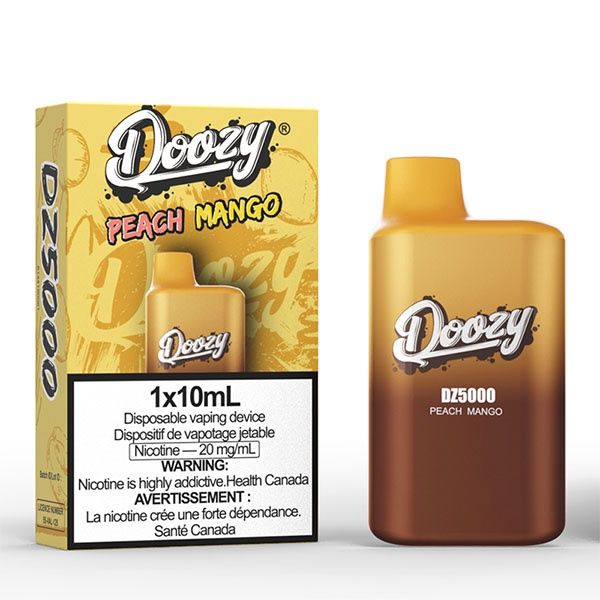 DOOZY 5000 PUFFS  DISPOSABLE, Flavour: PEACH MANGO-DZ01, Strength: 20MG