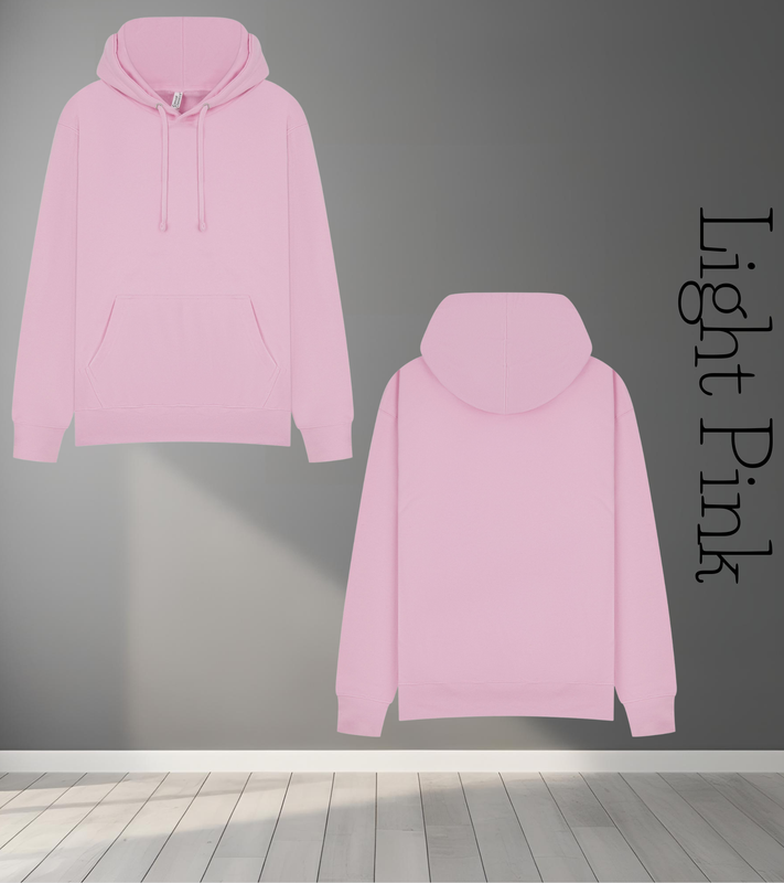 ​Personalized Hooded Pullover Sweatshirt – Custom Text, Artwork & Logo