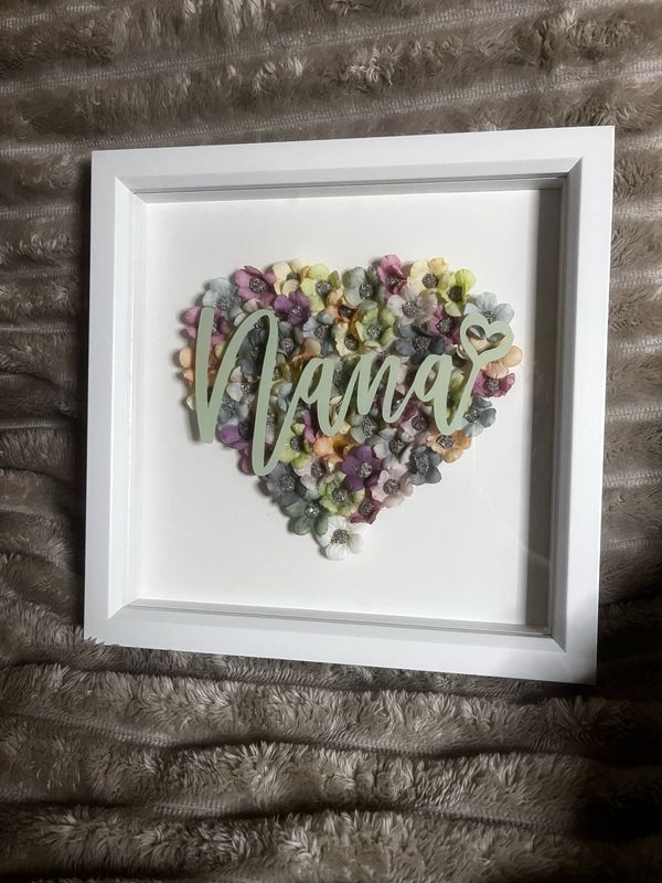 ​Personalised 20x20 Mother’s Day Box Frame 💐💖
