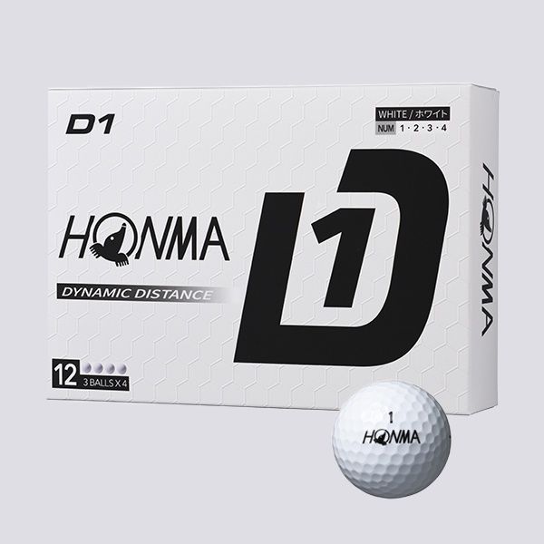 Honma 2024 Dynamic Distance D1 Balls(White)