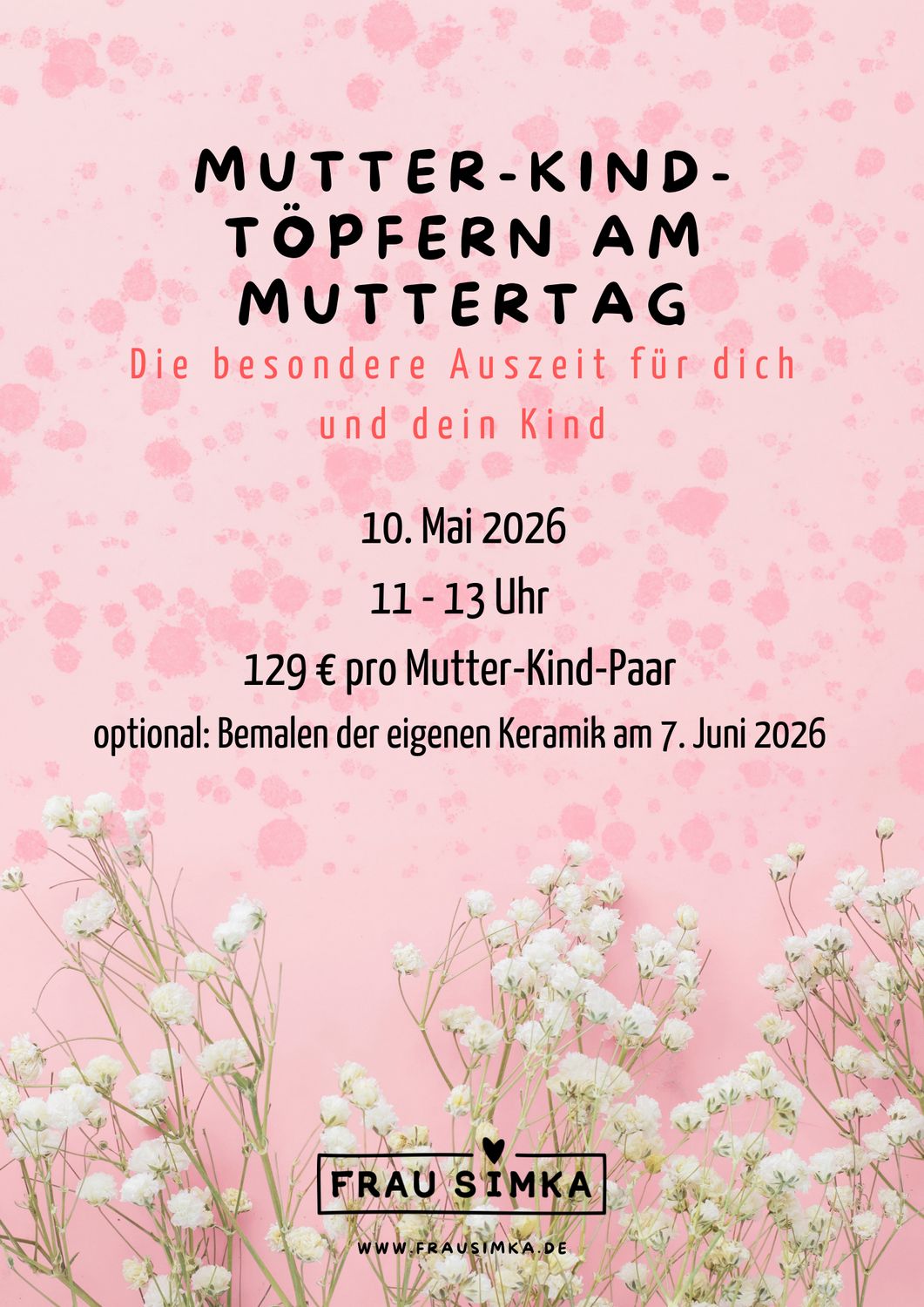 Mutter-Kind-Töpfern am Muttertag Mutter-Kind-Töpfern am Muttertag