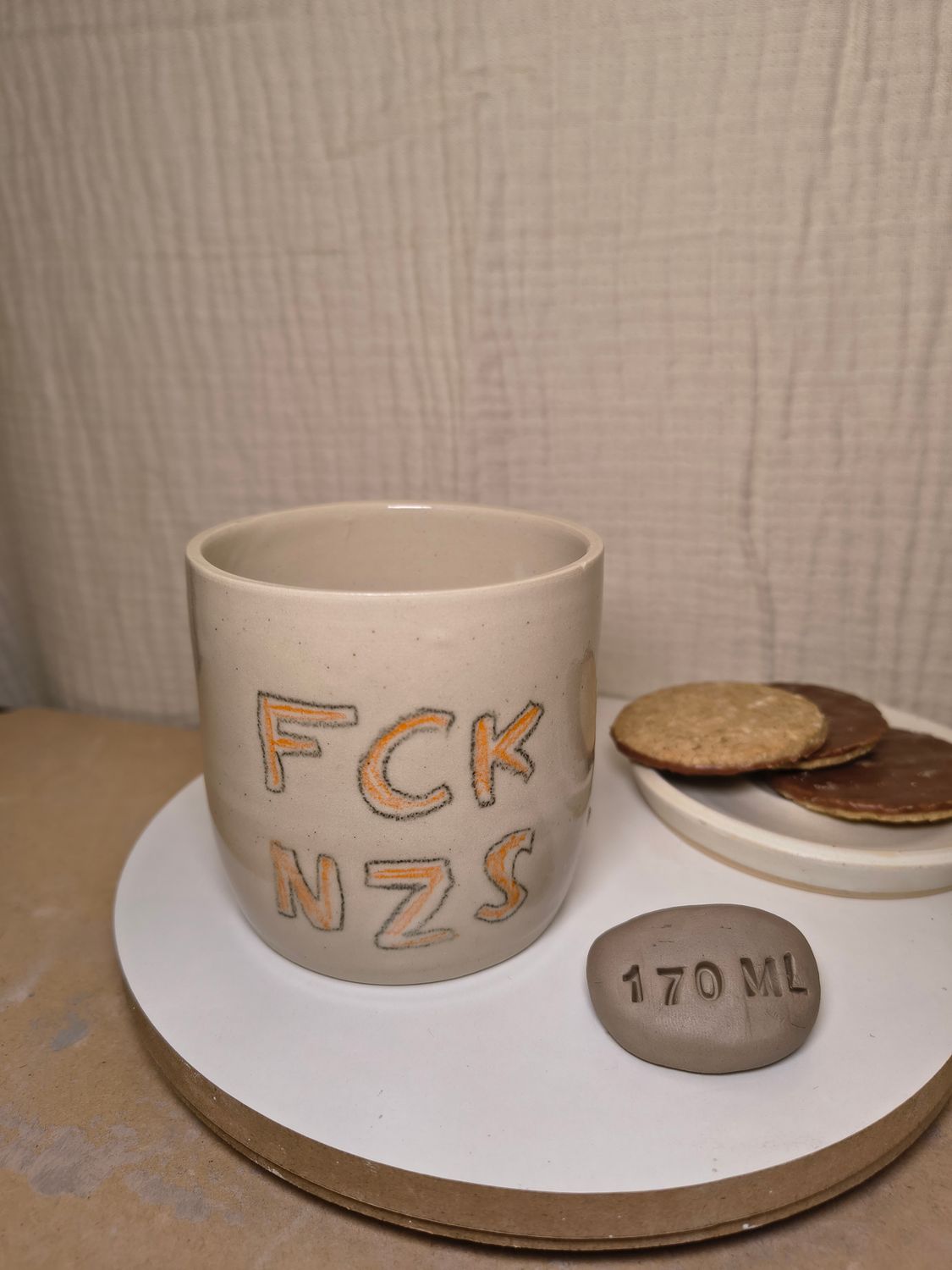 Statement Becher "FCK NZS" 170 ml