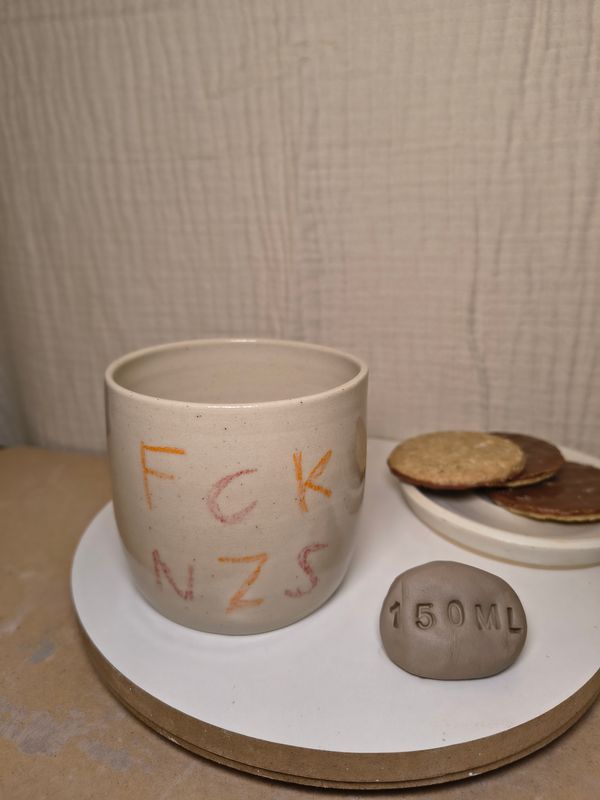Statement Becher "FCK NZS" 150 ml