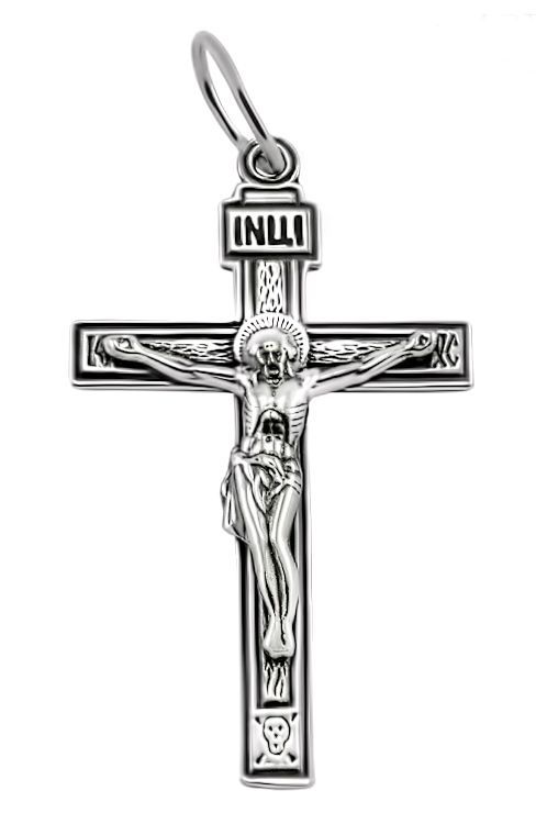 Orthodoxes Kreuz 925 Silber  Handgefertigt  Nr. 0034