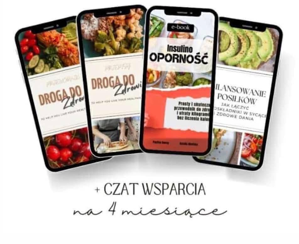 Pakiet KOMPLETNA METAMORFOZA: Program "Droga Do Zdrowia", przepisy, jadłospisy, ebooki, wiedza i prowadzenie