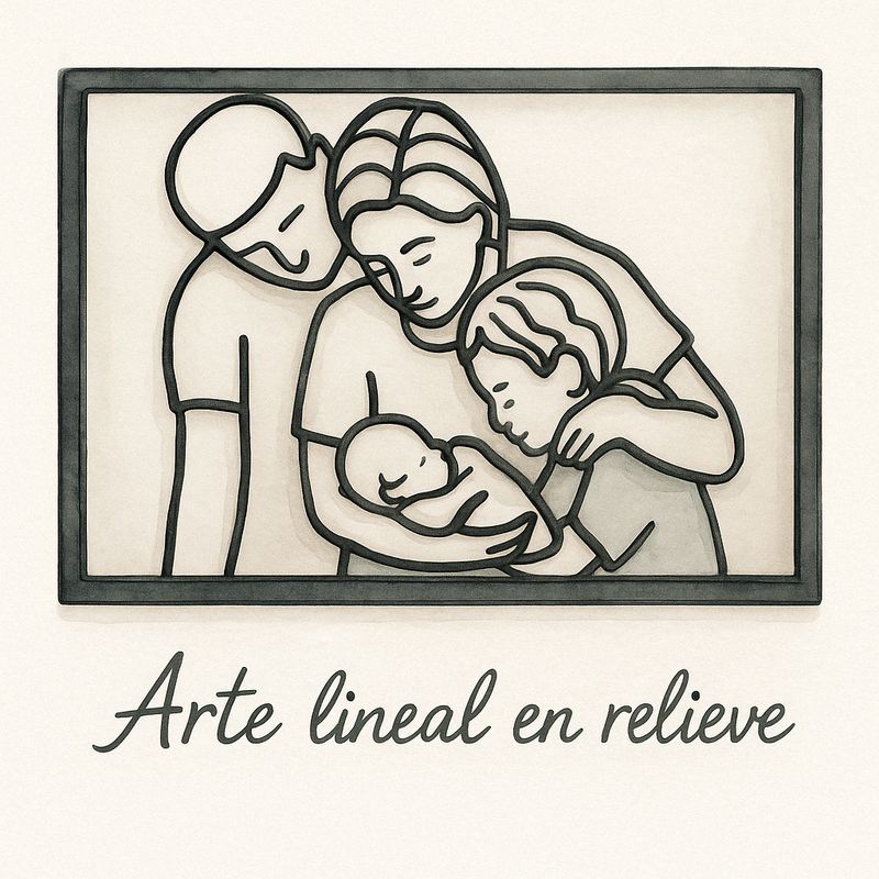 Arte lineal en relieve