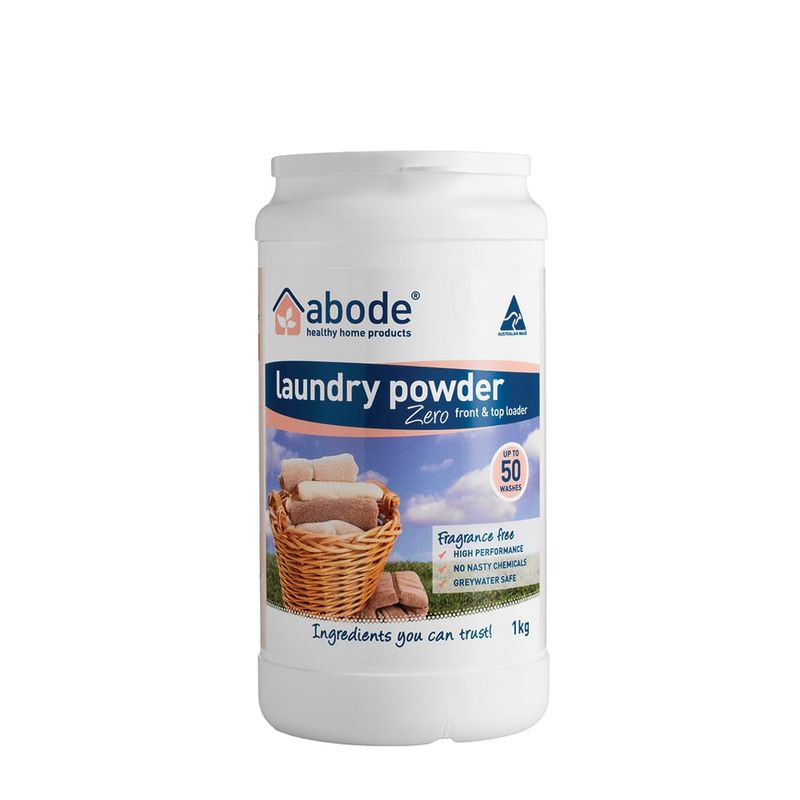 Abode Laundry Powder Zero (Front Top) 1kg