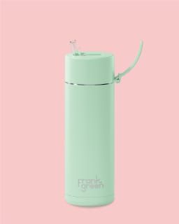 20oz Stainless Steel Ceramic Reusable Bottle with Straw