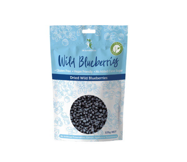 Dried Wild Blueberries 125g