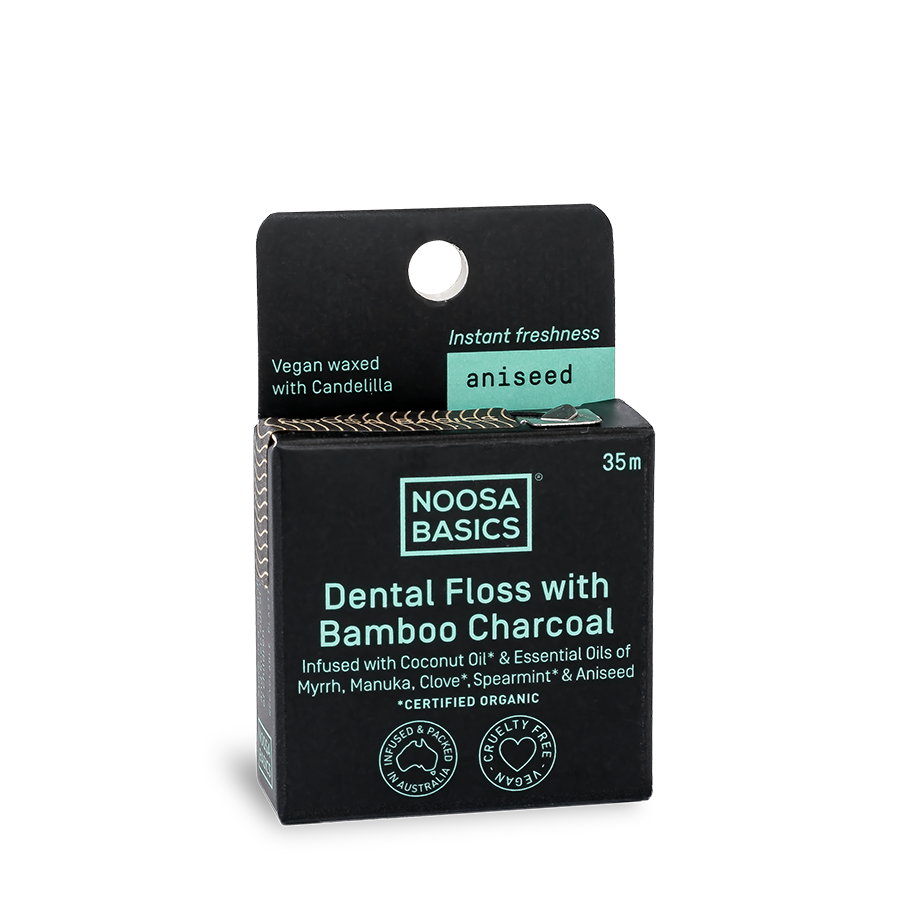 Dental Floss with Bamboo Charcoal, Flavour: Aniseed