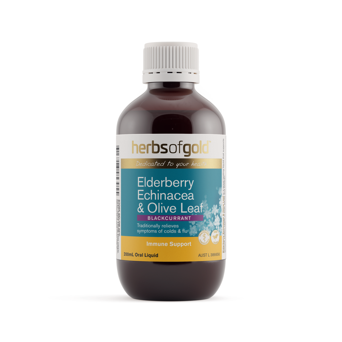 Elderberry, Echinacea &amp; Olive Leaf 200ml