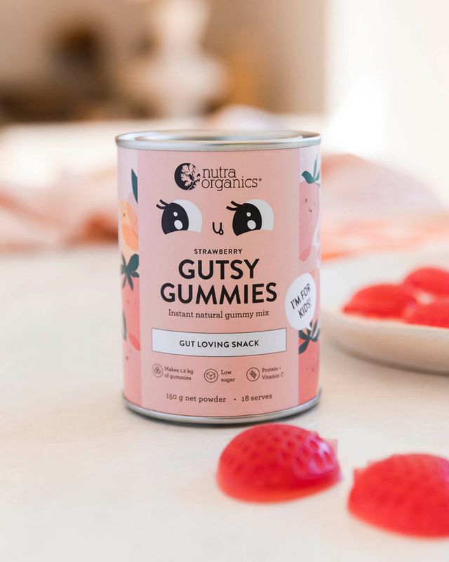 Gutsy Gummies (Gut Loving Snack) Strawberry 150g