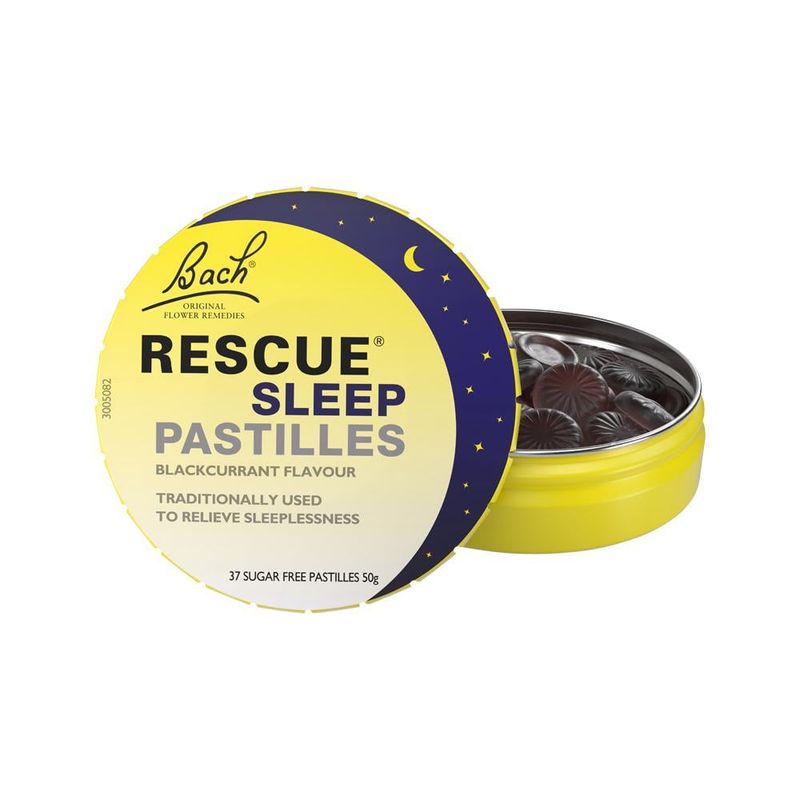 Bach Flower Remedies Rescue Pastilles - Blackcurrant 50g