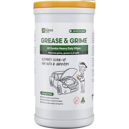 Grease &amp; Grime Jumbo Heavy Duty Wipes 60pk