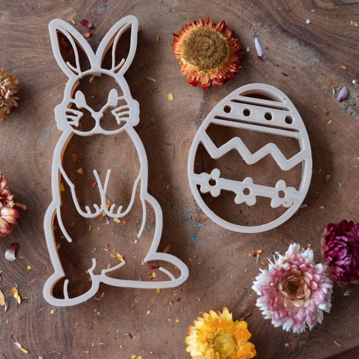 Bunny &amp; Egg Eco Cutter Set