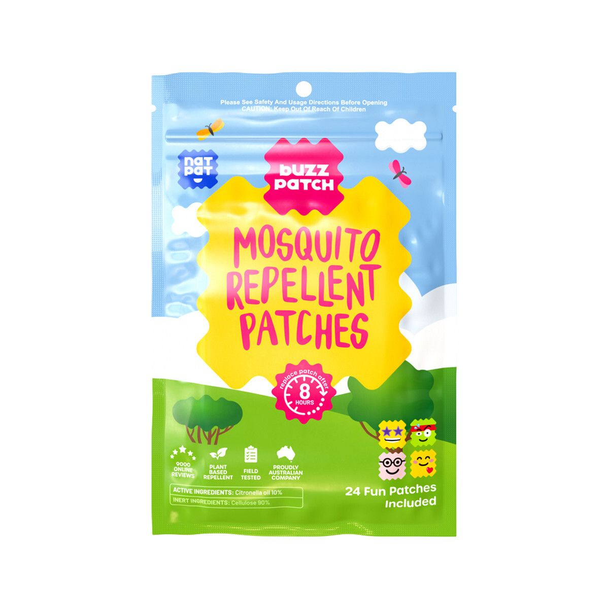 BuzzPatch Mosquito Repellent Patches 24pk