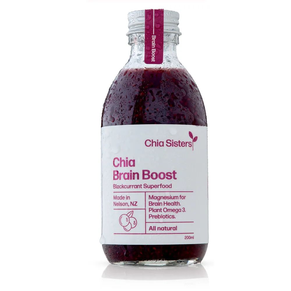Chia Brain Boost Blackcurrant Superfood 200ml