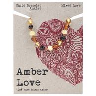 Children&#39;s Bracelet/Anklet Baltic Amber 14cm