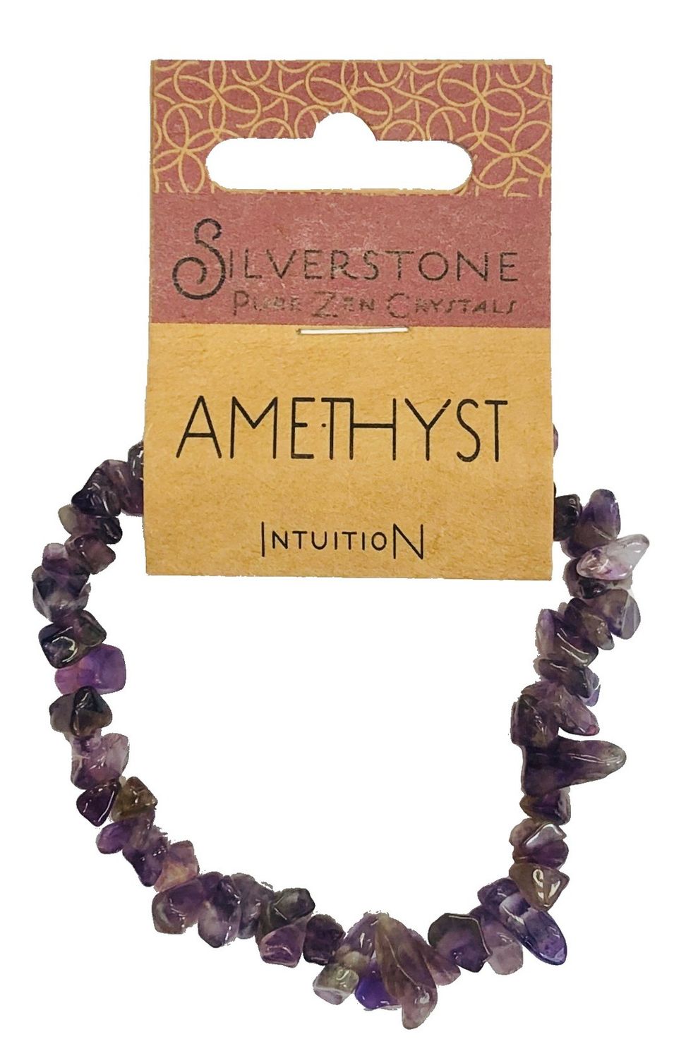 Crystal Chip Bracelet - Eco Range, Colour: Amethyst