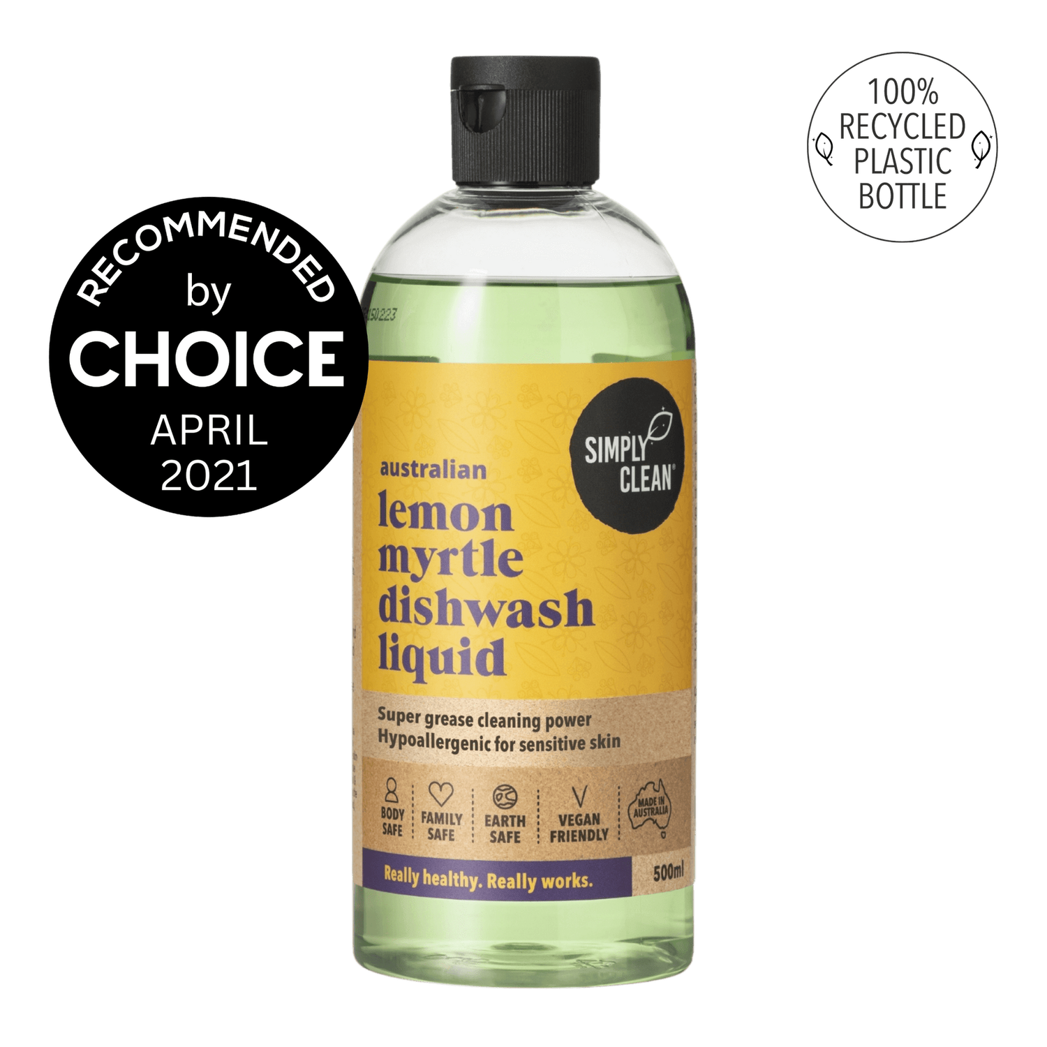 Dishwash Liquid Lemon Myrtle 500ml