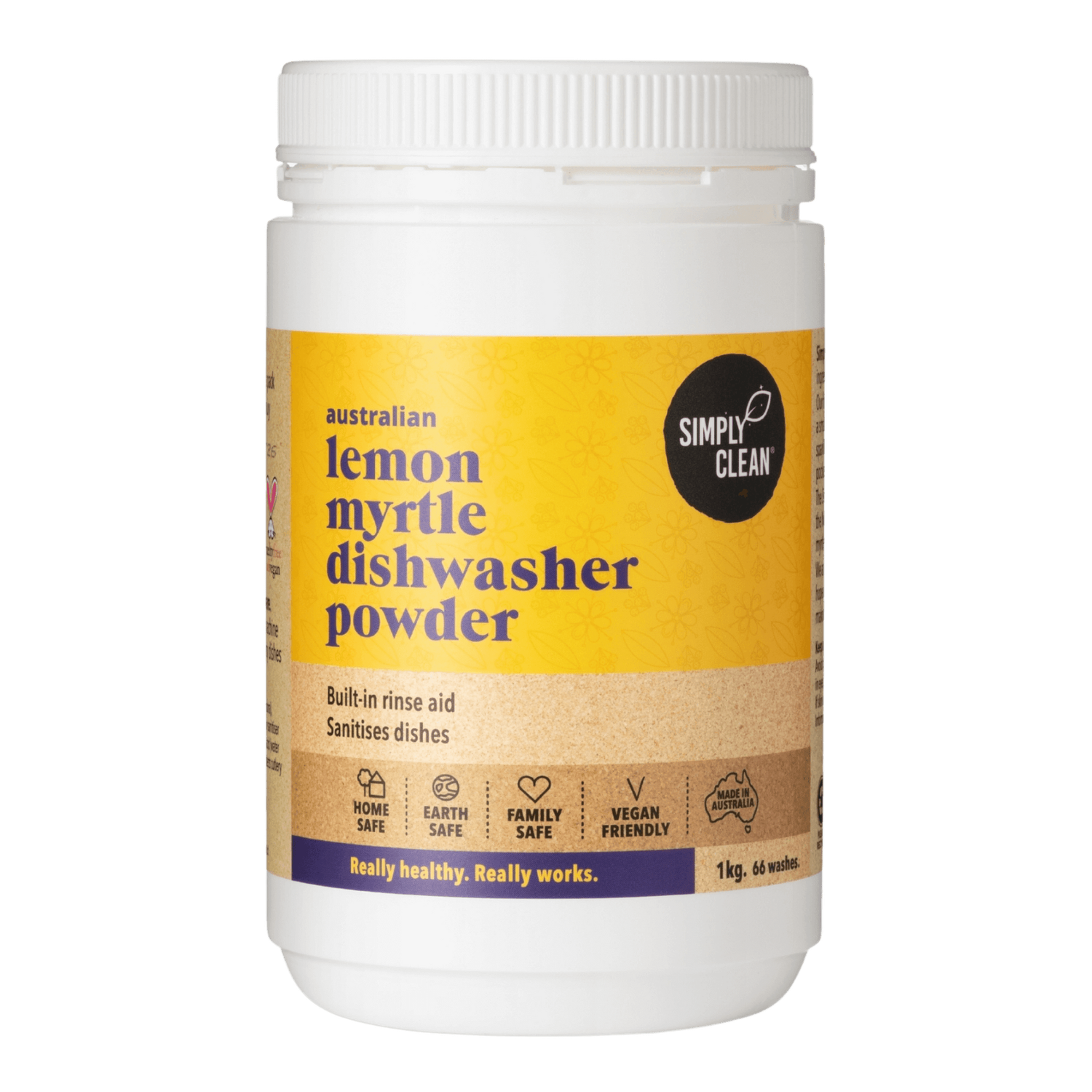 Lemon Myrtle Dishwasher Powder 1kg