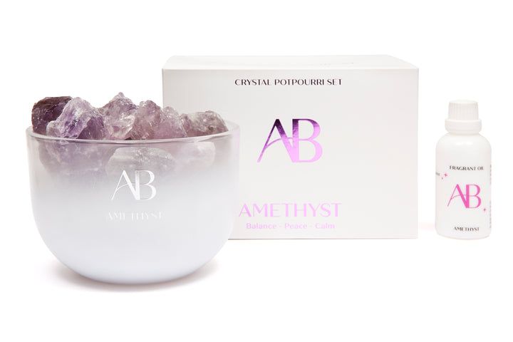 Crystal Pot Pourri Bowl, Design: Amethyst