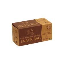 Eco Basics Compostable Snack Bag 25pk