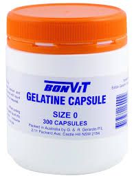 Empty Capsules Size &#39;0&#39; Gelatine, Size: 300c