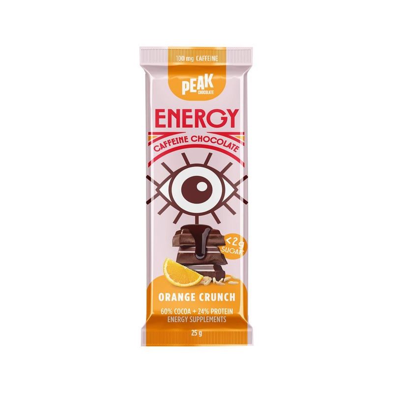 Energy Chocolate Bar Orange Crunch 25g