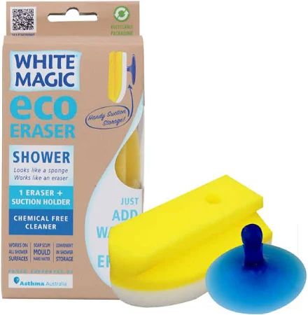 Eraser Sponge Shower w/Suction