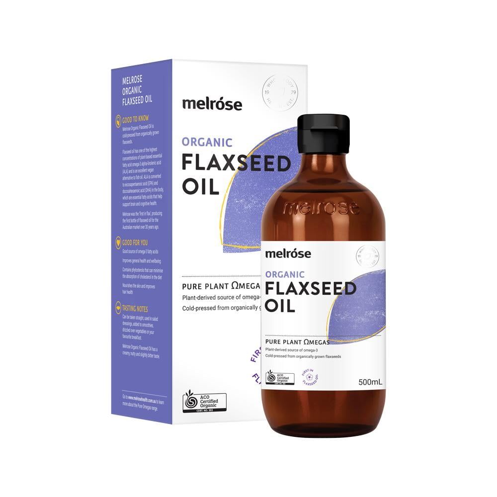 Flaxseed Oil - Organic - 500ml Flaxseed Oil - Organic - 500ml
