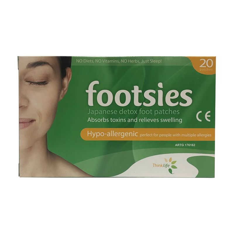Foot Patches - Hypo-Allergenic x 20 Patches
