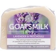 Goat&#39;s Milk Soap 140g, Scent: Lavender &amp; Patchouli