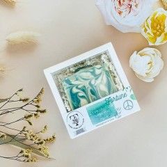 Handmade Crystal Soap, Design: Adventurine Lemongrass &amp; Lime