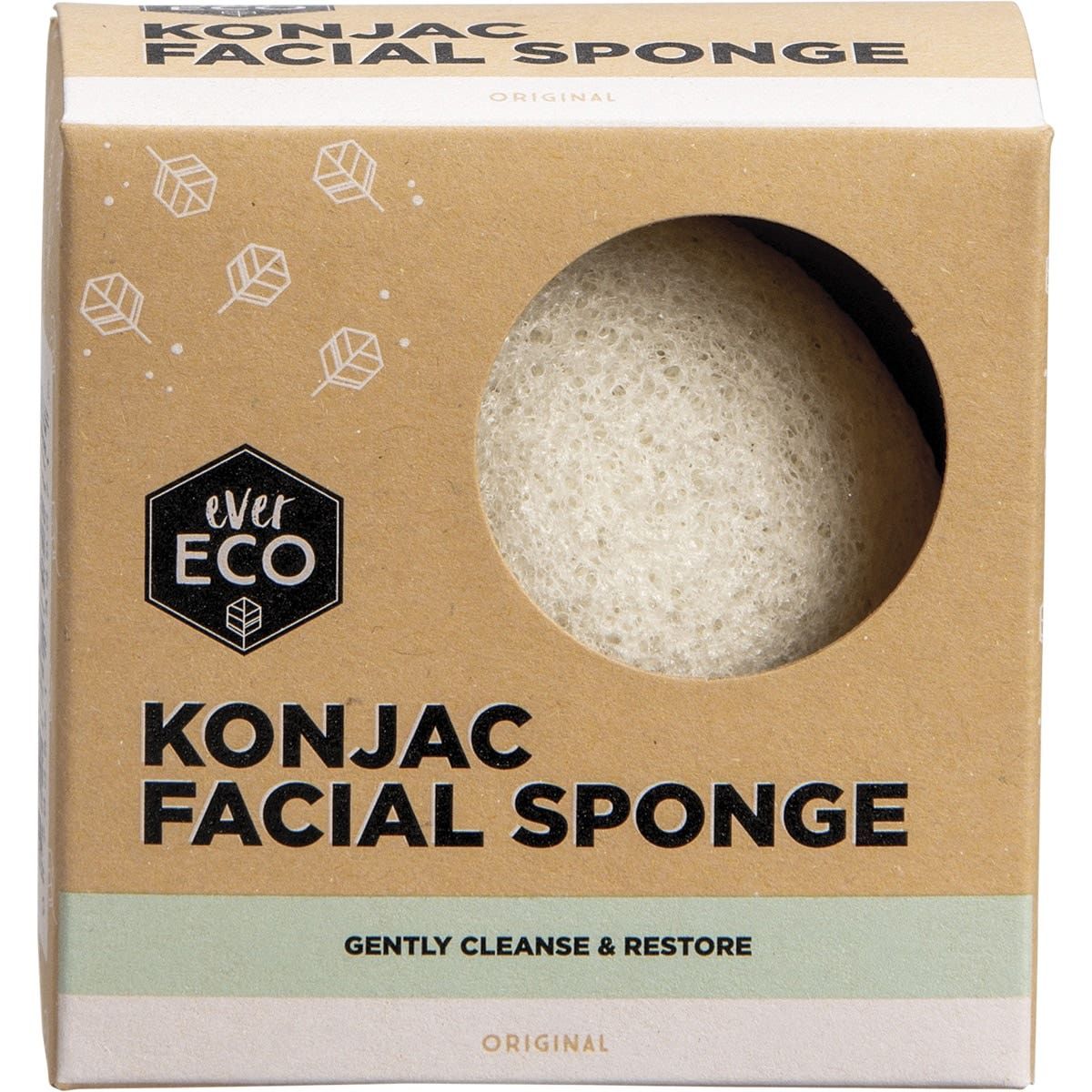 Konjac Facial Sponge, Colour: Original