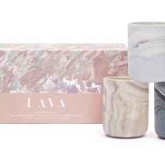 Lava Mini 3 Candle Gift Set