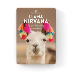 Llama Nirvana - 24 Affirmations Cards &amp; Stand