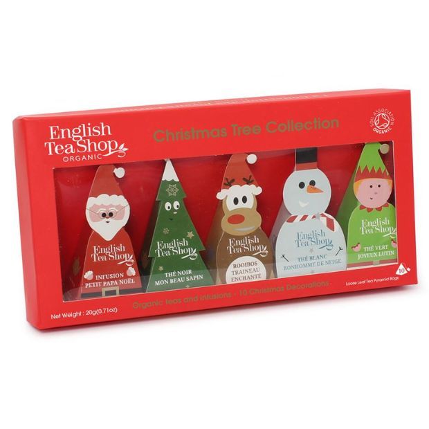 Organic Christmas Characters Pyramid Teabags
