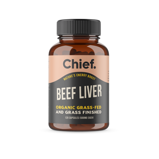 Organic Beef Liver Capsules 120c