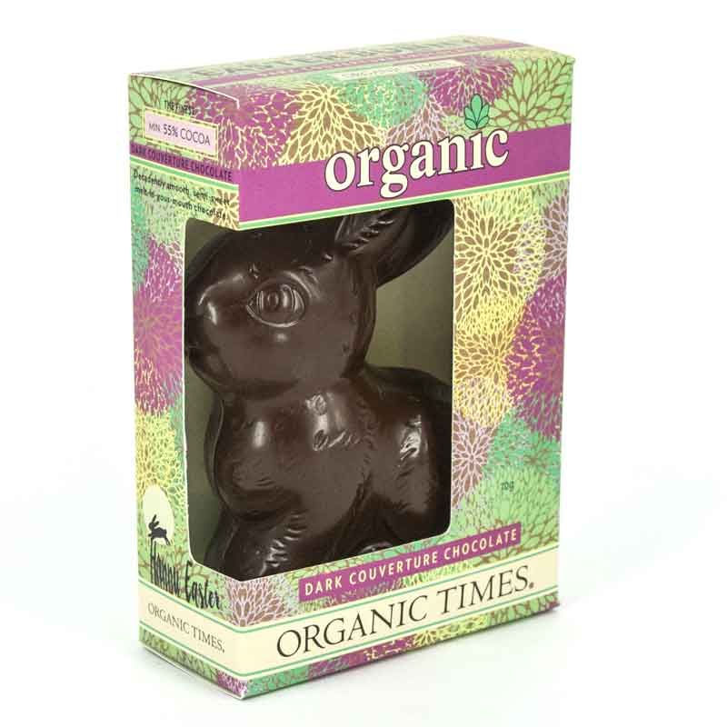 Organic Dark Chocolate Easter Bunny 70gm