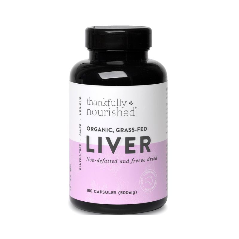 Organic Grass Fed Beef Liver 180c