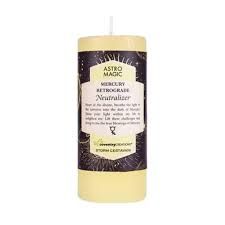 Pillar Candle 2&quot; x 4&quot; Mercury Retrograde - Neutraliser