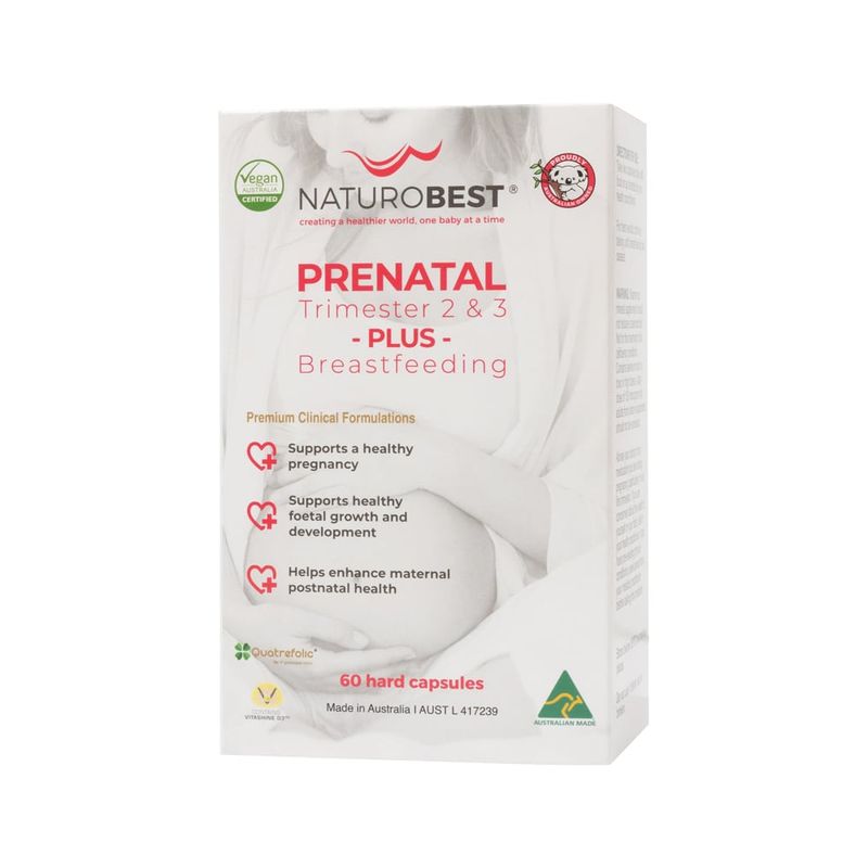 Prenatal Trimester 2 &amp; 3 Plus Breastfeeding 60c