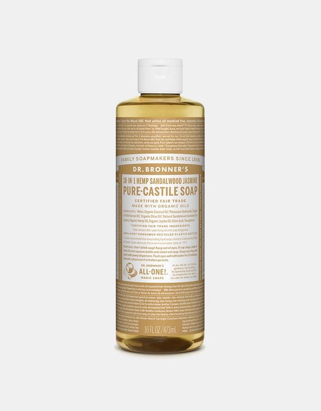 Pure-Castile Soap Liquid (Hemp 18-in-1) Sandalwood Jasmine 473ml